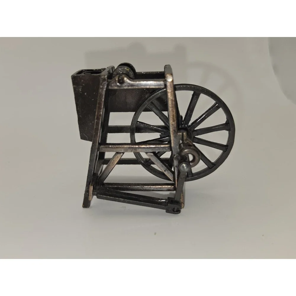 Vintage Hong Kong Die Cast metal Pencil Sharpener Spinning Wheel